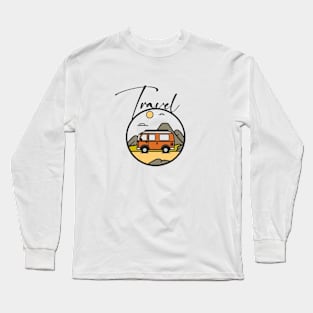 Van Traveller White Long Sleeve T-Shirt